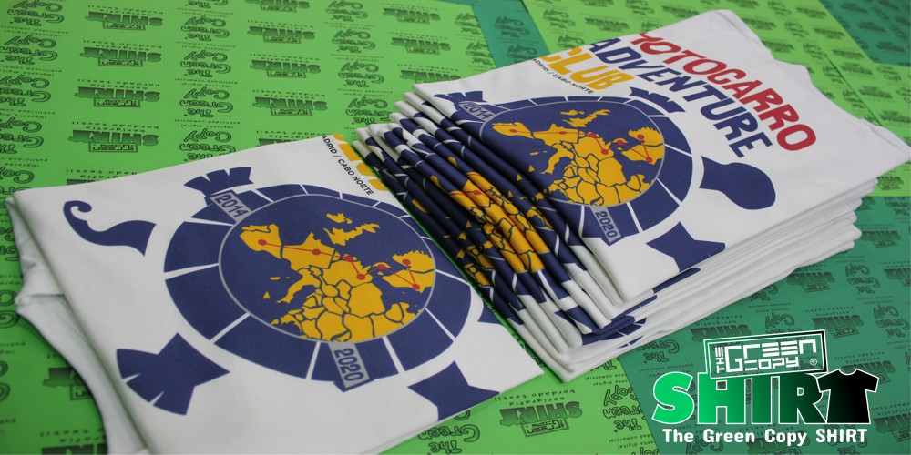 The Green Copy impresión de camisetas para clubes deportivos Motocarro Adventure imprimir serigrafía Villanueva de la Cañada MADRID